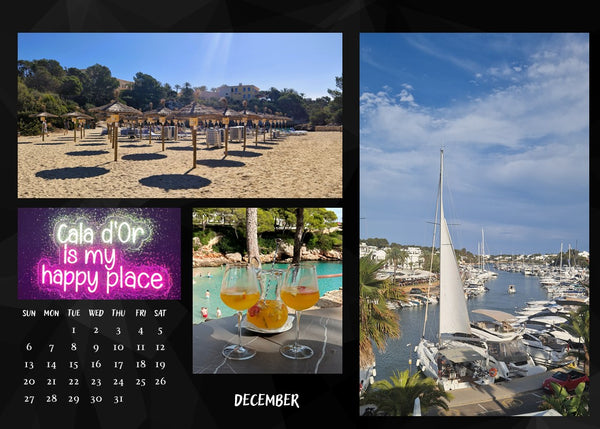 Cala d'Or 2026 A4 Wall Calendar