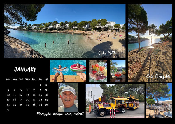 Cala d'Or 2027 A4 Wall Calendar (UK Delivery Only)