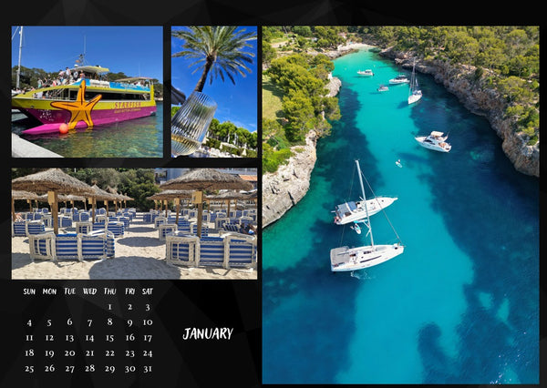 Cala d'Or 2026 A4 Wall Calendar