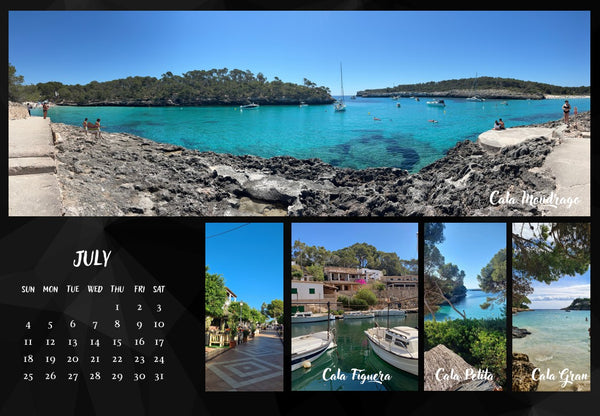 Cala d'Or 2027 A4 Wall Calendar (UK Delivery Only)