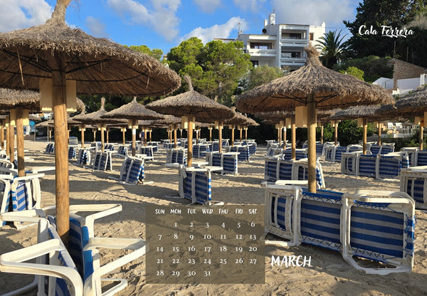 Cala d'Or 2027 A4 Wall Calendar (UK Delivery Only)