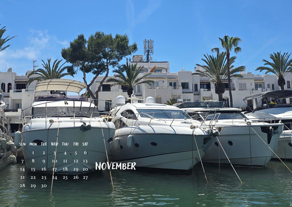 Cala d'Or 2027 A4 Wall Calendar (UK Delivery Only)