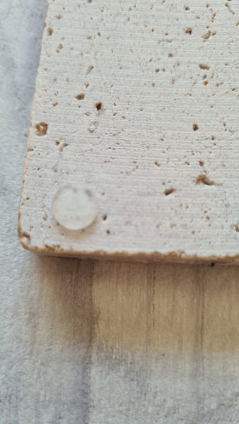 Poppy Design Natural Tumbled Marble Coasters