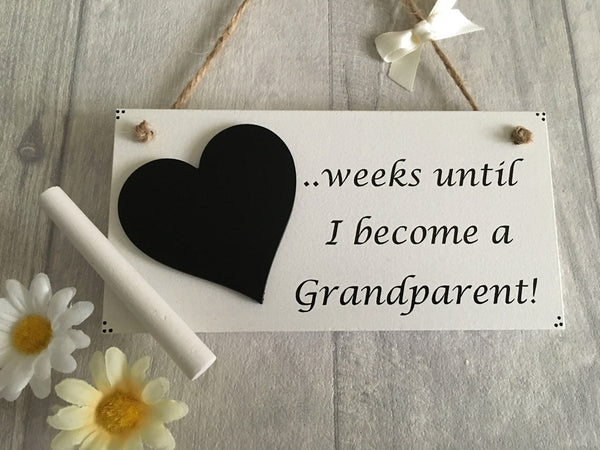 Countdown Plaque for a Grandparent