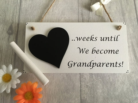 Countdown Plaque for Grandparents